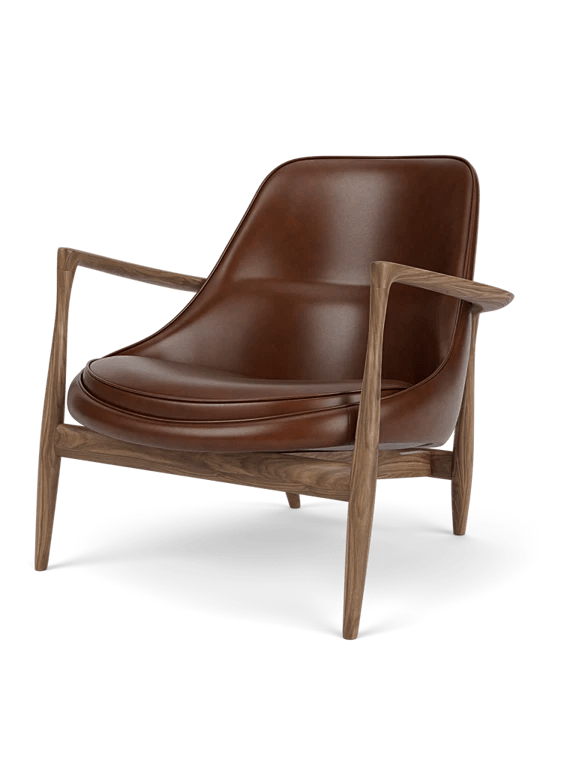 Elizabeth Lounge Chair - Audo Copenhagen Chairs - Natural Oak - Dunes Leather - Cognac - HORNE
