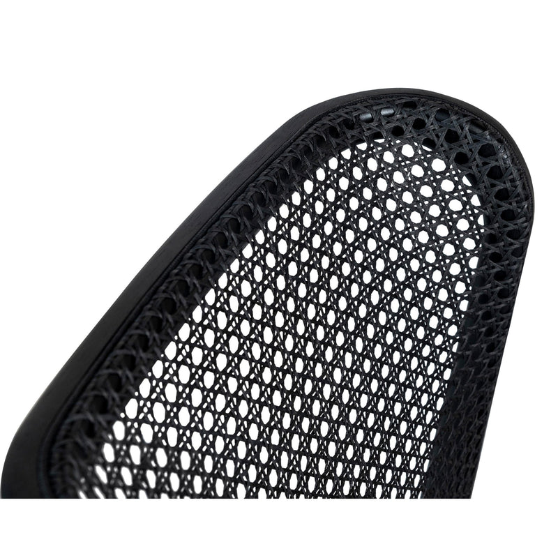 Eloa Cane Side Chair - Urbia Chairs - Essence Grey Ebano - HORNE