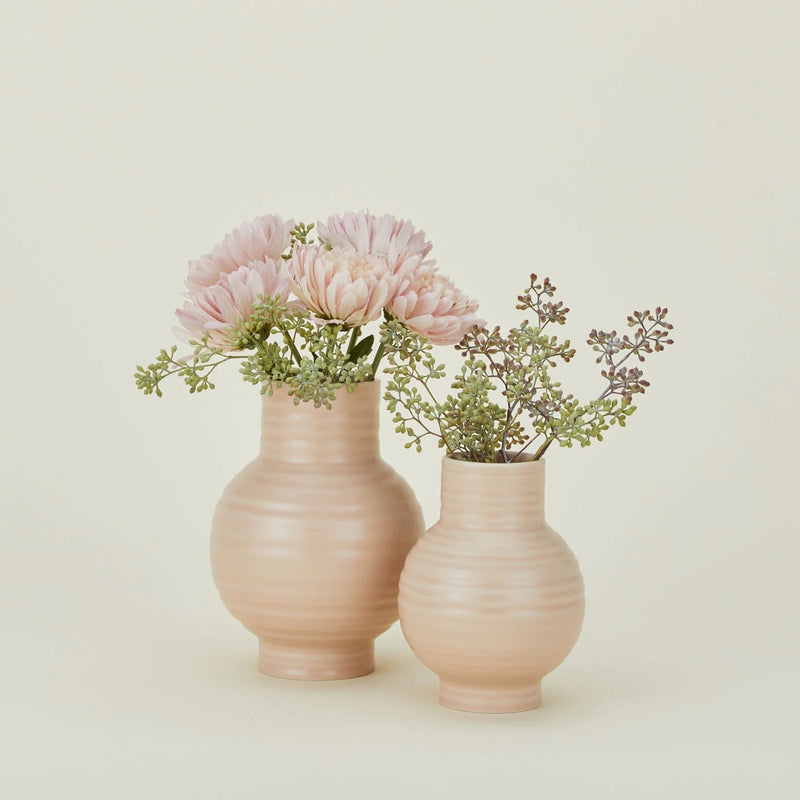 Essential Ceramic Vase - Hawkins New York Vases - Small - Blush - HORNE