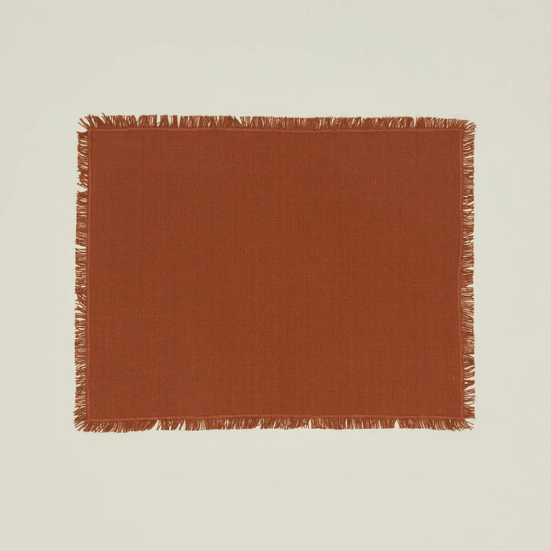 Essential Cotton Placemat - Set of 4 - Hawkins New York - Kitchen + Table Linens - Ivory - HORNE