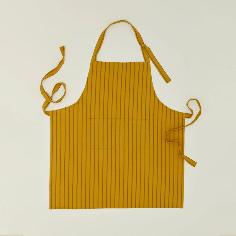 Essential Striped Apron - Hawkins New York Kitchen Tools - Ivory/Flax - HORNE