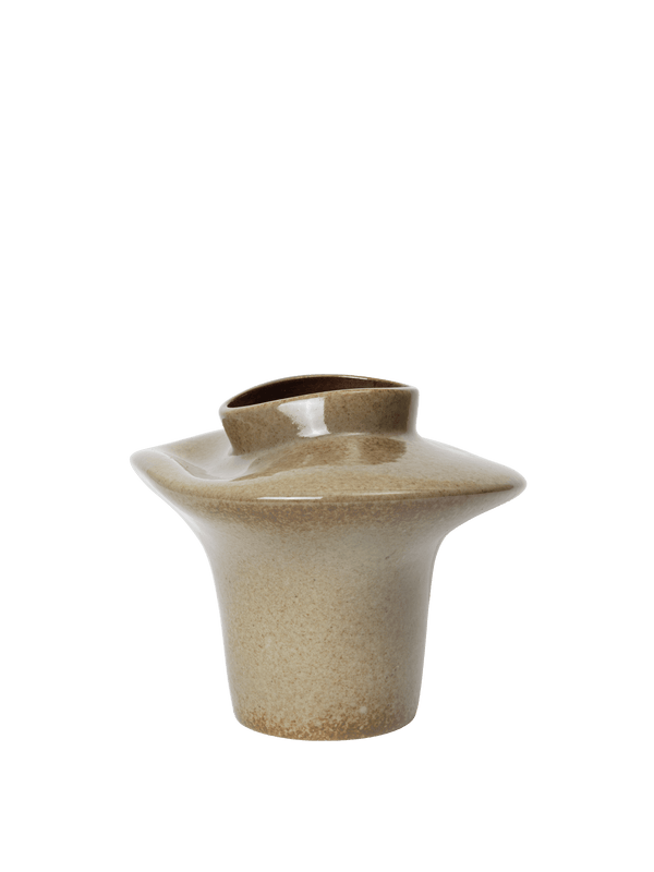 Evio Vase - H22 - Ferm Living Vases - Elm Green - HORNE