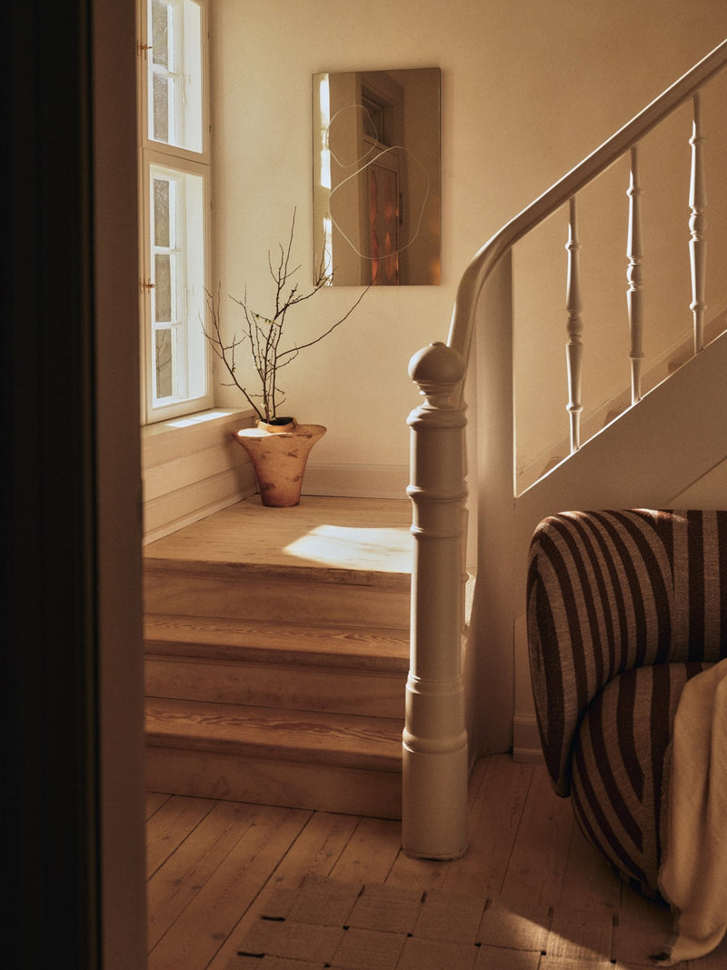 Evio Vase - H35 - Ferm Living Vases - Burnt Umber - HORNE