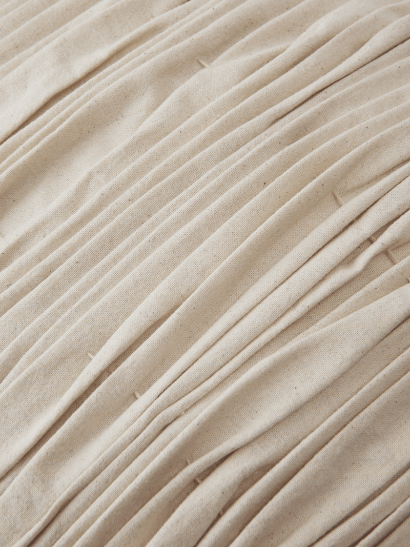 Falda Smocked Bolster Cushion - Ferm Living Chair & Sofa Cushions - HORNE