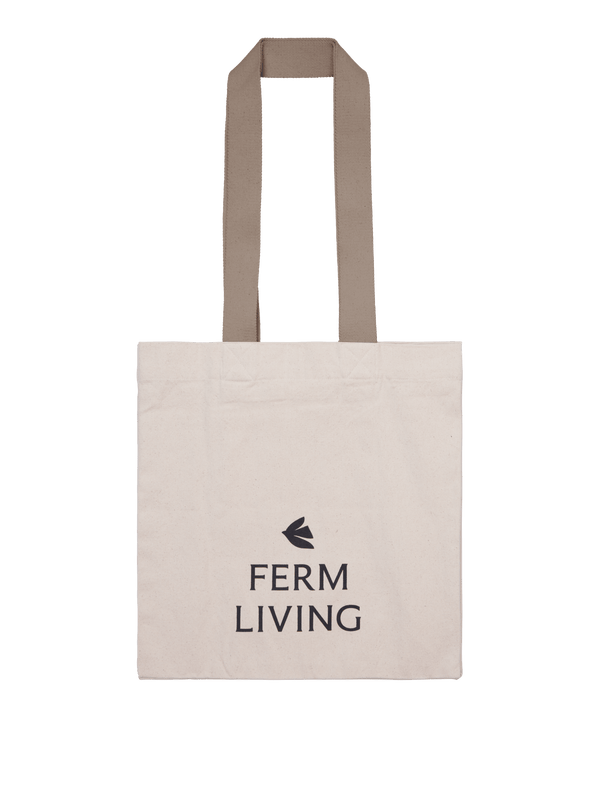 Ferm Living Everyday Tote Bag - Undyed/Dark Cashme - Ferm Living - HORNE
