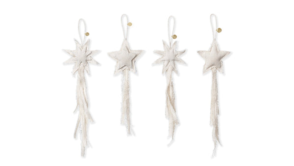 Vela Star Ornaments - Set of 4