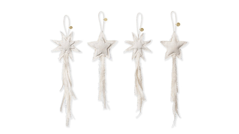 Vela Star Ornaments - Set of 4