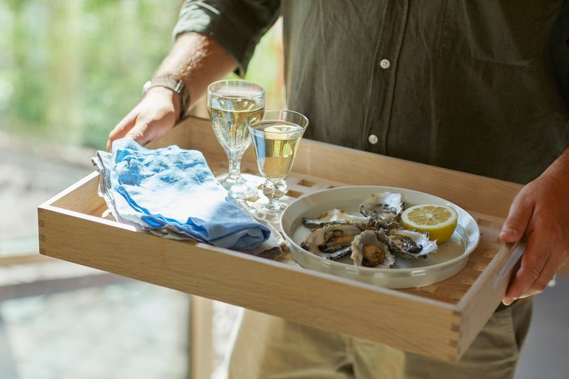 Fionia Oak Serving Tray - 48 x 32 - Skagerak by Fritz Hansen - Serveware - HORNE