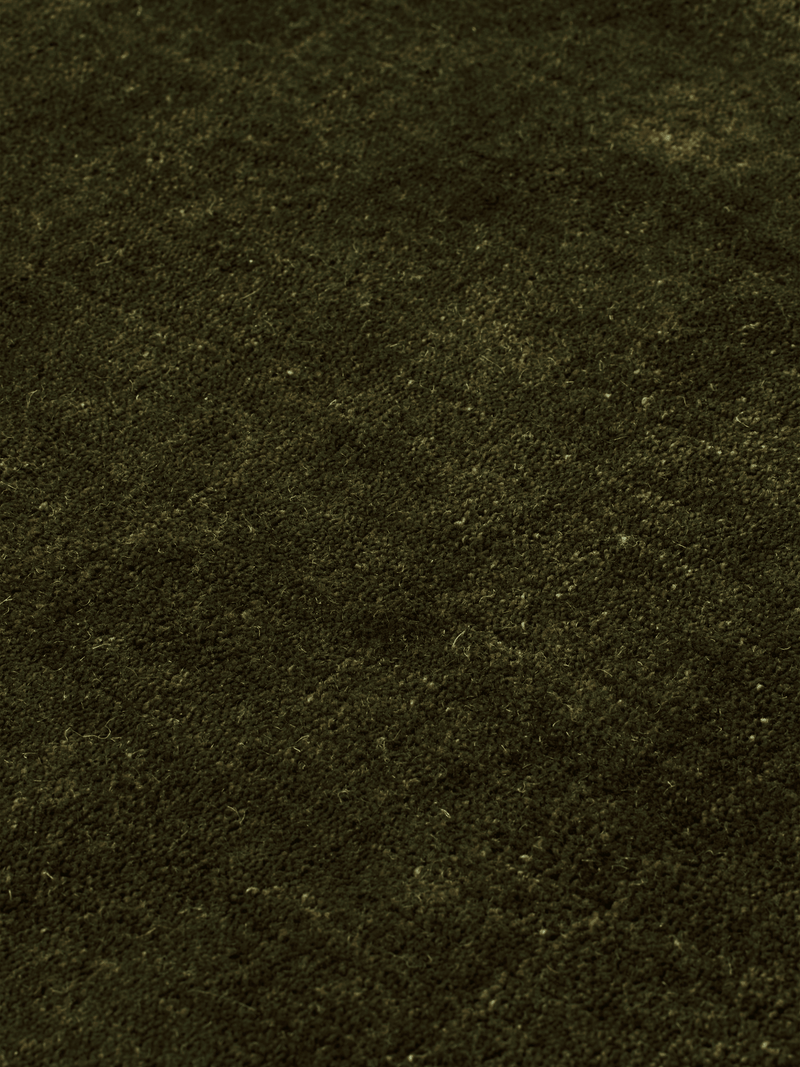 Firth Jute Rug - 140 x 200 - Ferm Living Rugs - Dark Olive - HORNE