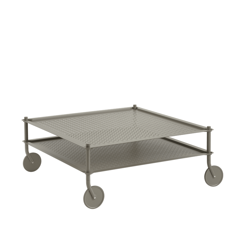 Flow Coffee Table - Muuto Trolleys + Carts - Grey - HORNE