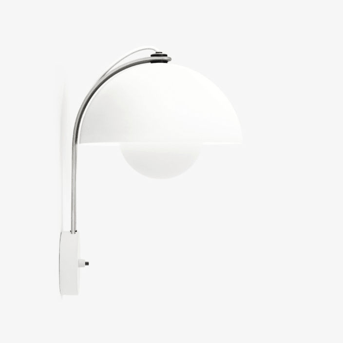 Flowerpot VP8 Wall Lamp - &Tradition Wall Sconces - Matte White - HORNE