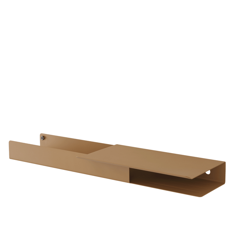 Folded Platform Shelf - Muuto Shelving - Black - HORNE