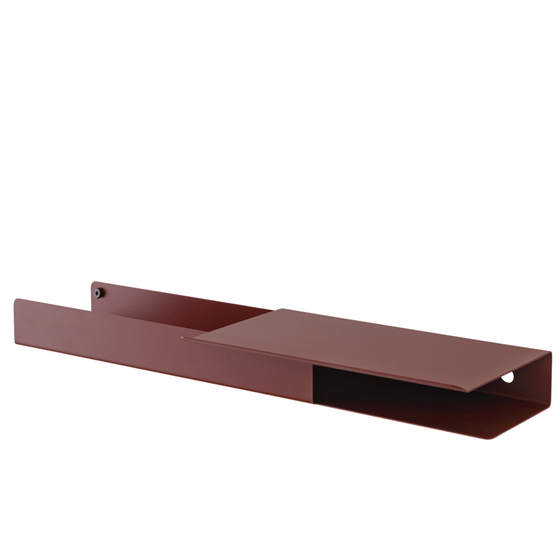 Folded Platform Shelf - Muuto Shelving - Black - HORNE