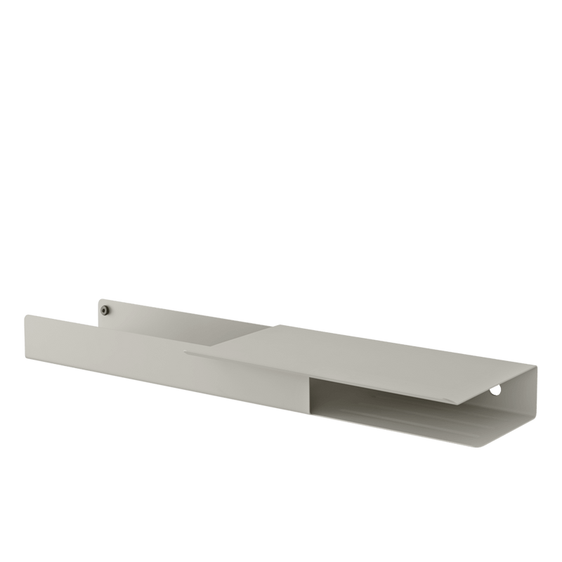 Folded Platform Shelf - Muuto Shelving - Black - HORNE