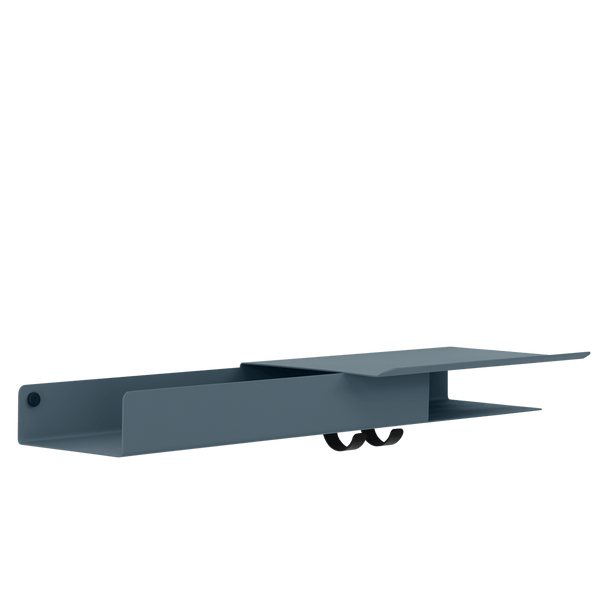 Folded Platform Shelf - Muuto Shelving - Blue - Grey - HORNE