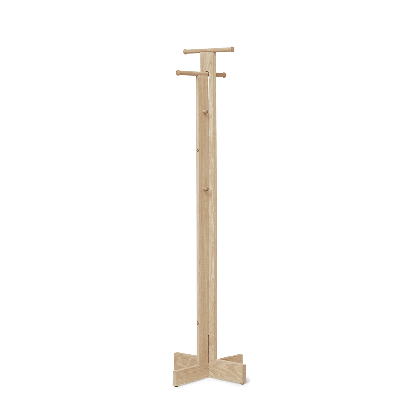 Foyer Coat Stand - Form & Refine Coat + Key Racks - White Oak - HORNE