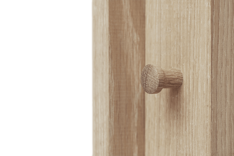 Foyer Coat Stand - Form & Refine Coat + Key Racks - White Oak - HORNE