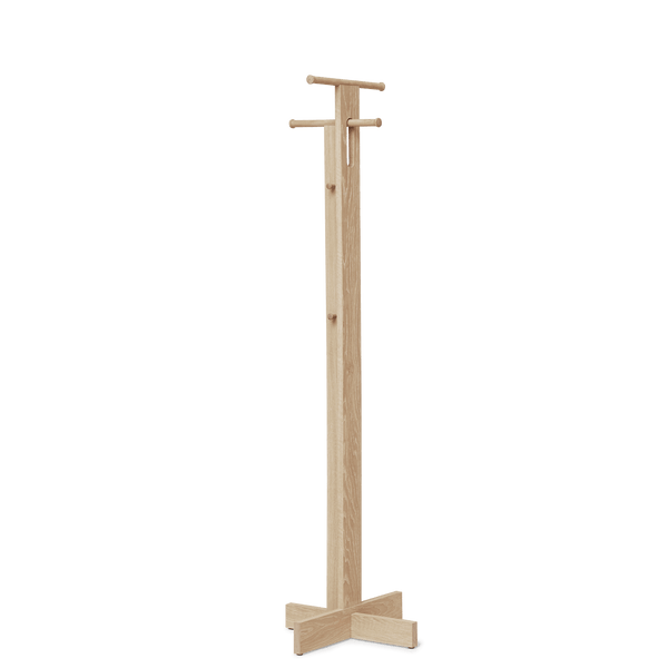 Foyer Coat Stand - Form & Refine Coat + Key Racks - White Oak - HORNE