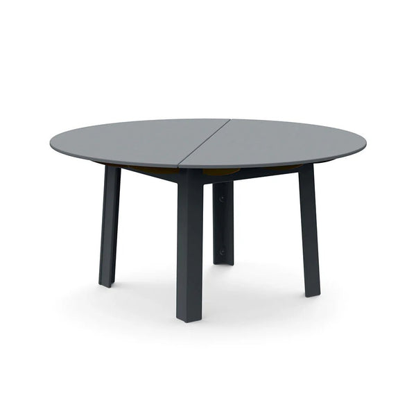 Fresh Air Round Table - 60" - Loll Designs Outdoor Furniture - Standard Table Top - Charcoal Grey - HORNE