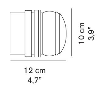 Fresnel Wall Lamp - Oluce - Wall Sconces - Incandescent - HORNE