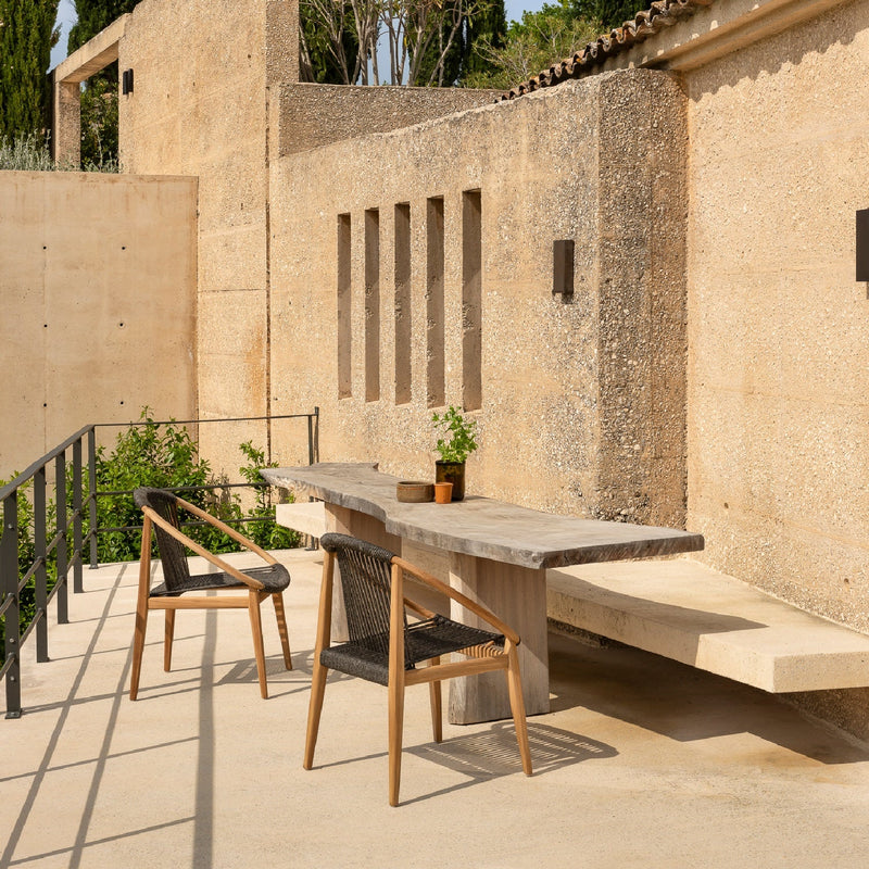 Frida Outdoor Dining Chair - Vincent Sheppard - Outdoor Furniture - Dune White - HORNE