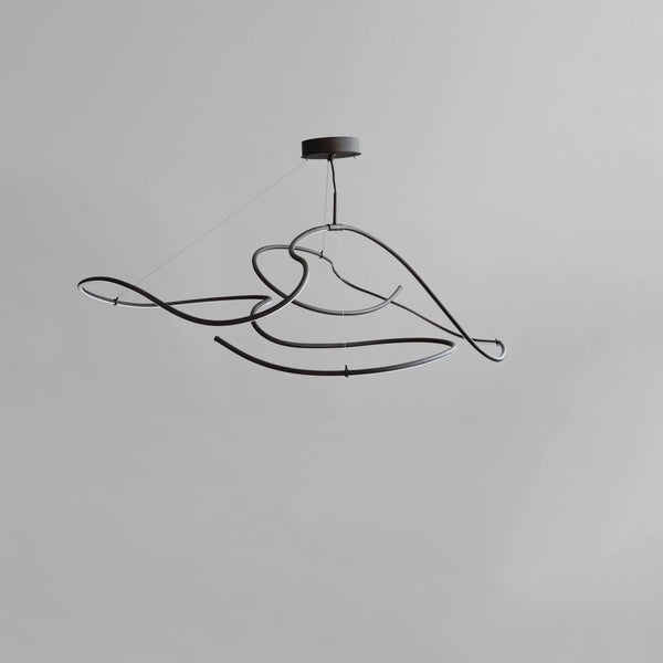 Ghost Chandelier - 101 Copenhagen Lighting - Big - Burned Black - HORNE