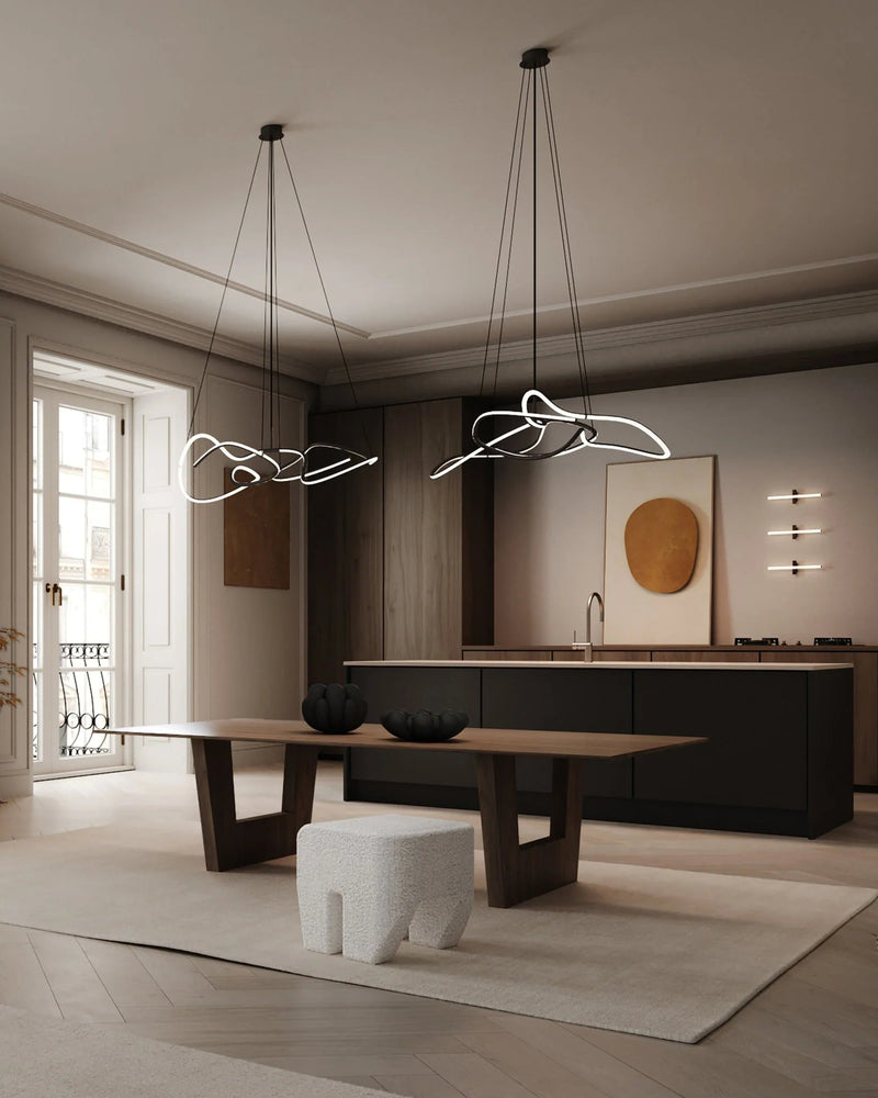 Ghost Chandelier - 101 Copenhagen Lighting - Big - Burned Black - HORNE