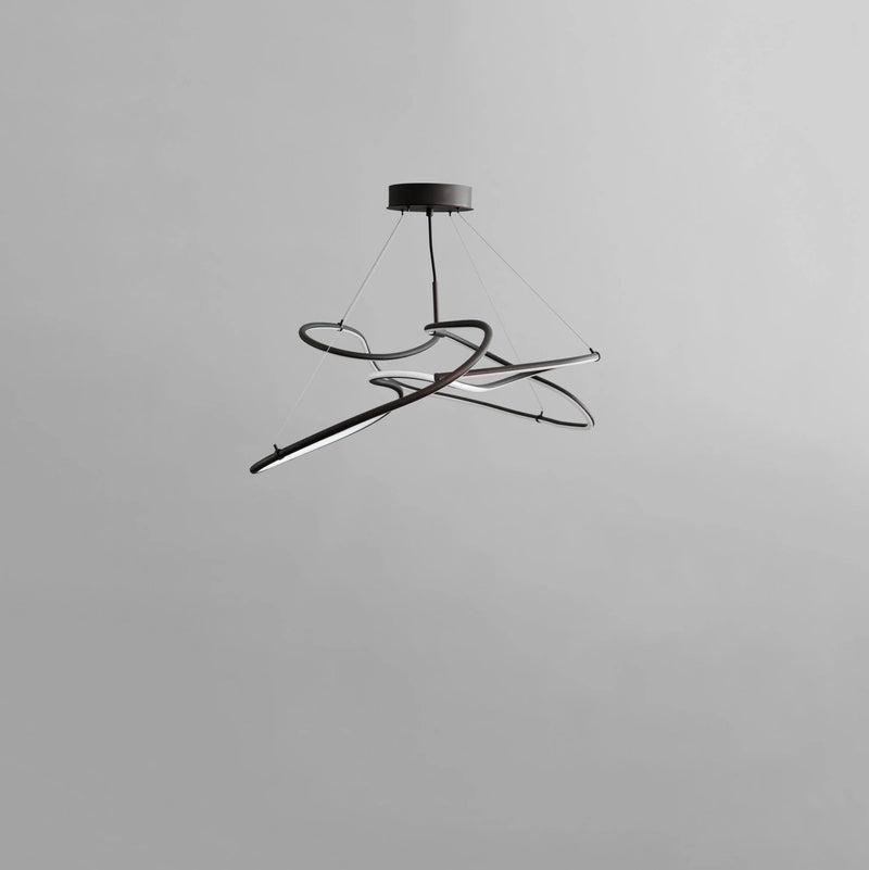 Ghost Chandelier - 101 Copenhagen Lighting - Big - Burned Black - HORNE