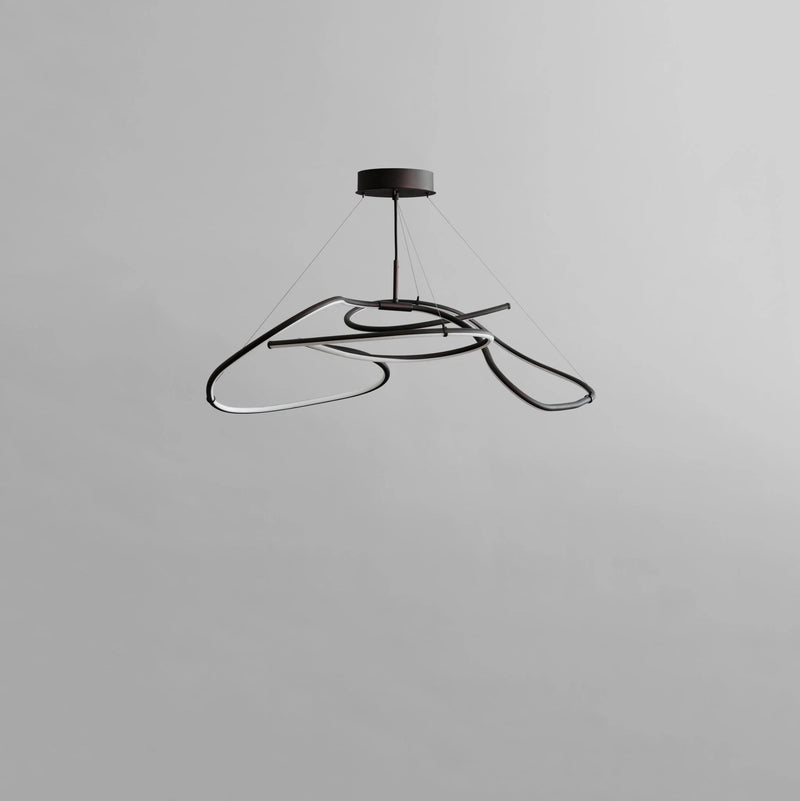 Ghost Chandelier - 101 Copenhagen Lighting - Big - Burned Black - HORNE