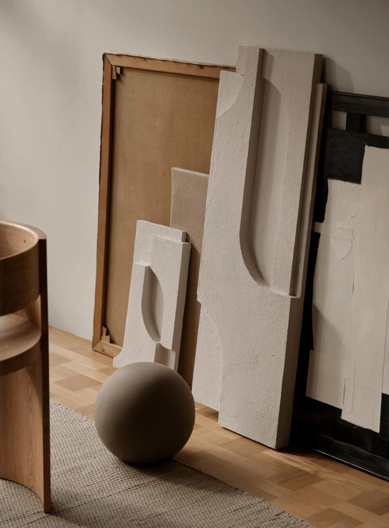 Globe Sculpture - Kristina Dam - Art + Objects - Small - Beige - HORNE