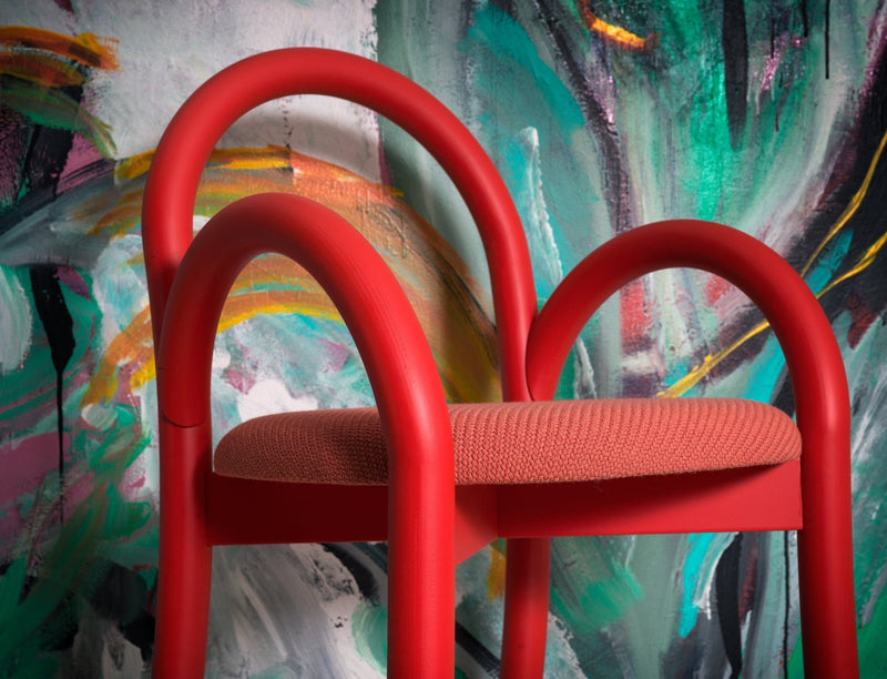 Goma Armchair - Made By Choice Chairs - Red - HORNE