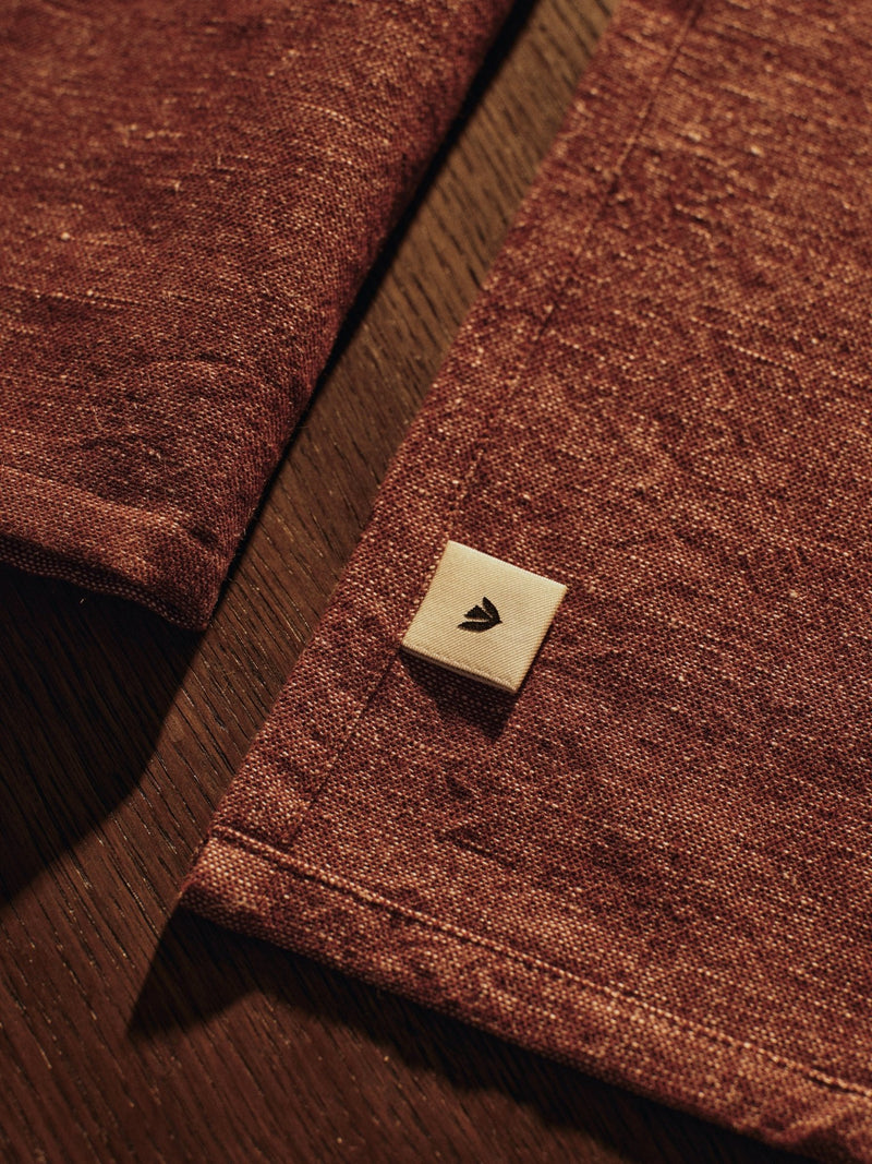 Hale Napkins - Set of 4 - Ferm Living Kitchen + Table Linens - Chestnut - HORNE