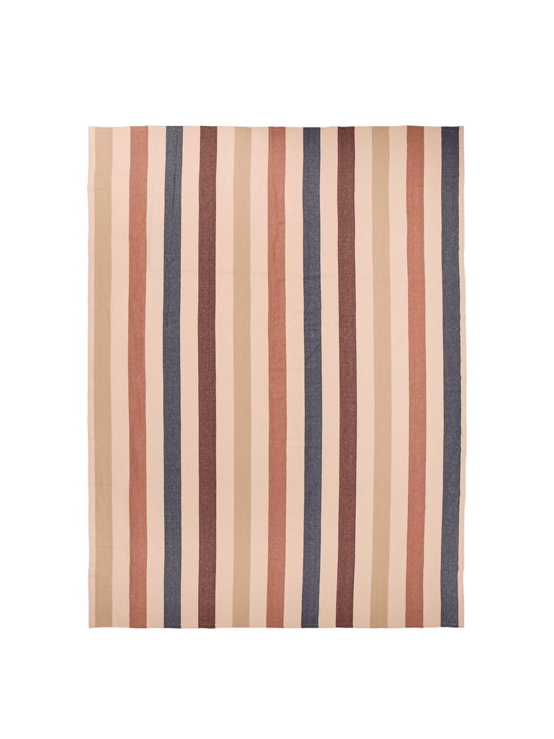 Hale Tablecloth - Ferm Living Kitchen & Dining - Cashmere/Mocha/Indigo Blue - HORNE