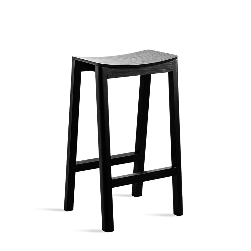 Halikko Bar Stool - Made By Choice Chairs - 25in - Black - HORNE