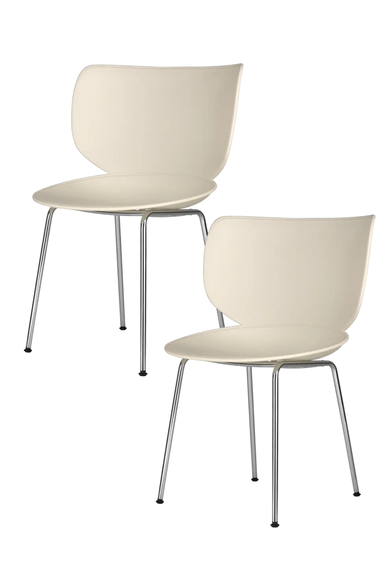 Hana Chairs Un - Upholstered Set of 4 - Moooi Chairs - Black - Black - NON - STACKABLE - HORNE