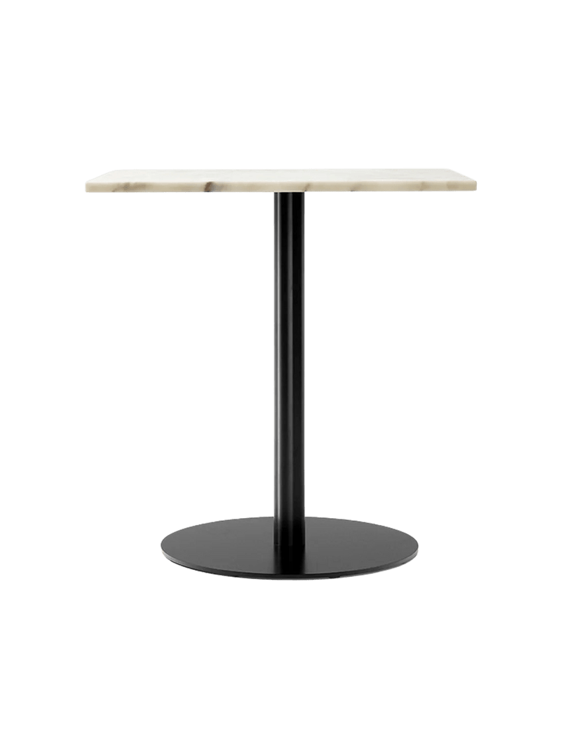Harbour Column Dining Table - Audo Copenhagen Tables + Desks - Star base - Ø: 23.6 in - Black Oak - HORNE