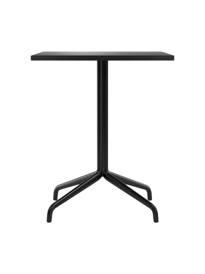 Harbour Column Dining Table - Audo Copenhagen Tables + Desks - Star base - Ø: 23.6 in - Black Oak - HORNE
