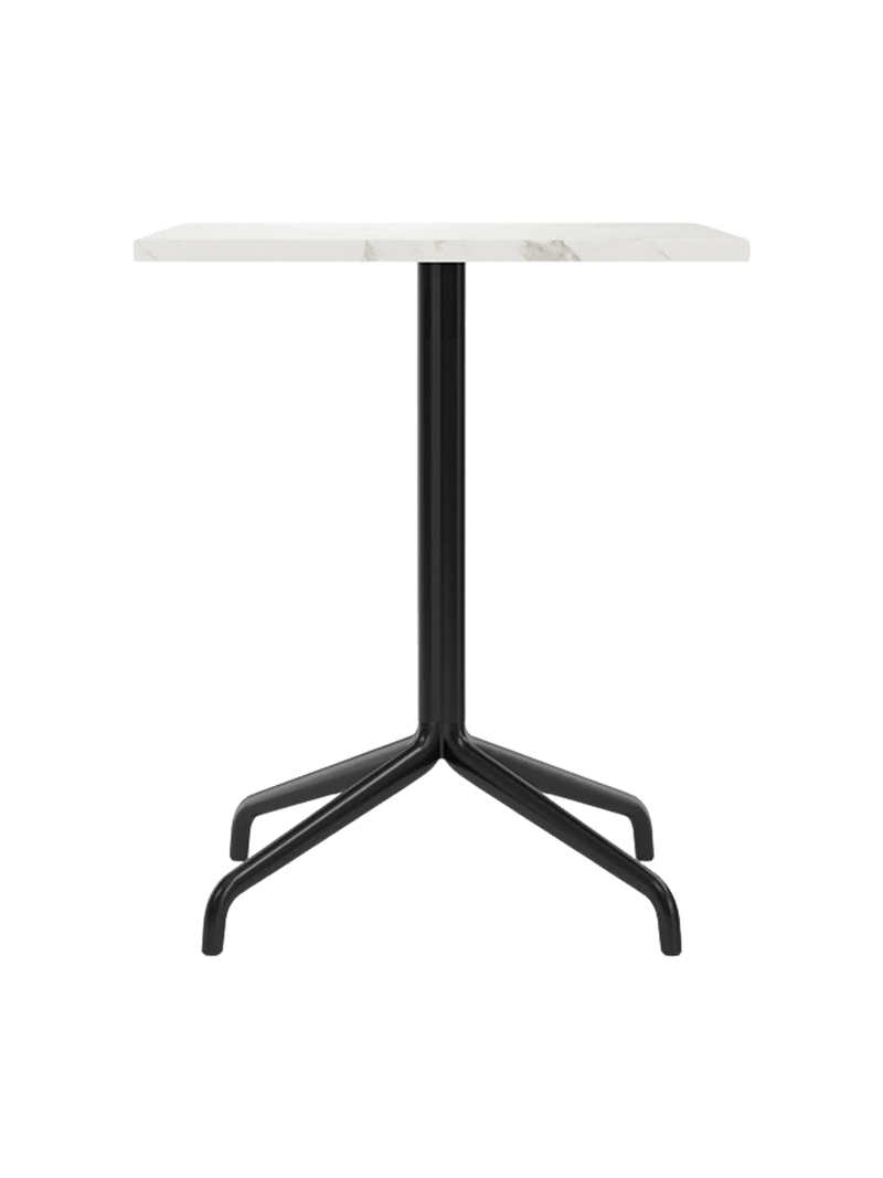 Harbour Column Dining Table - Audo Copenhagen Tables + Desks - Star base - Ø: 23.6 in - Black Oak - HORNE