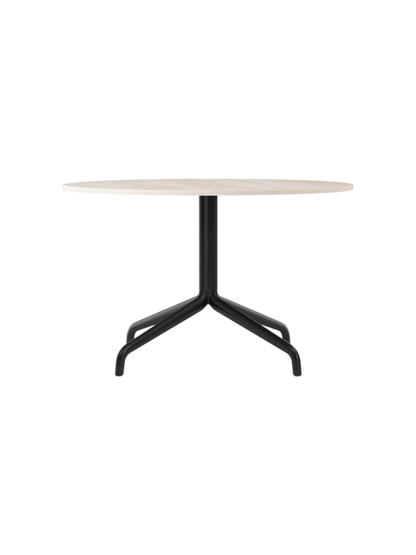 Harbour Column Lounge Table - Audo Copenhagen Tables + Desks - Ceramic Sand - HORNE