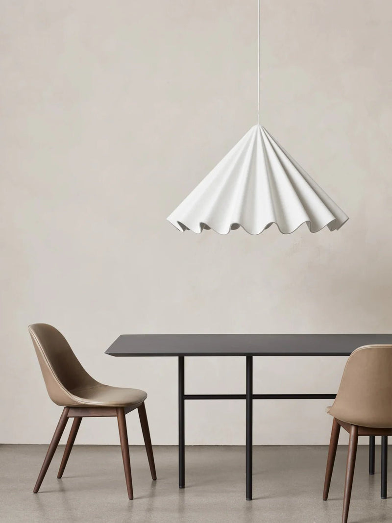 Harbour Side Dining Chair - Leather - Audo Copenhagen Chairs - Steel - Dakar 0842 - HORNE