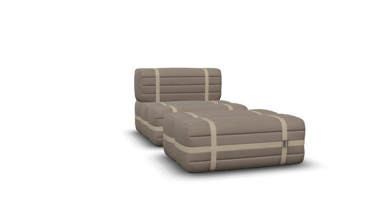 Haybale Lounge Chair with Footstool - Moooi Stools + Benches + Ottomans - Wabi Sabi - HORNE