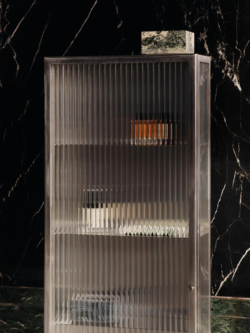 Haze Wall Cabinet - Tall - Ferm Living Storage + Organization - Black - HORNE