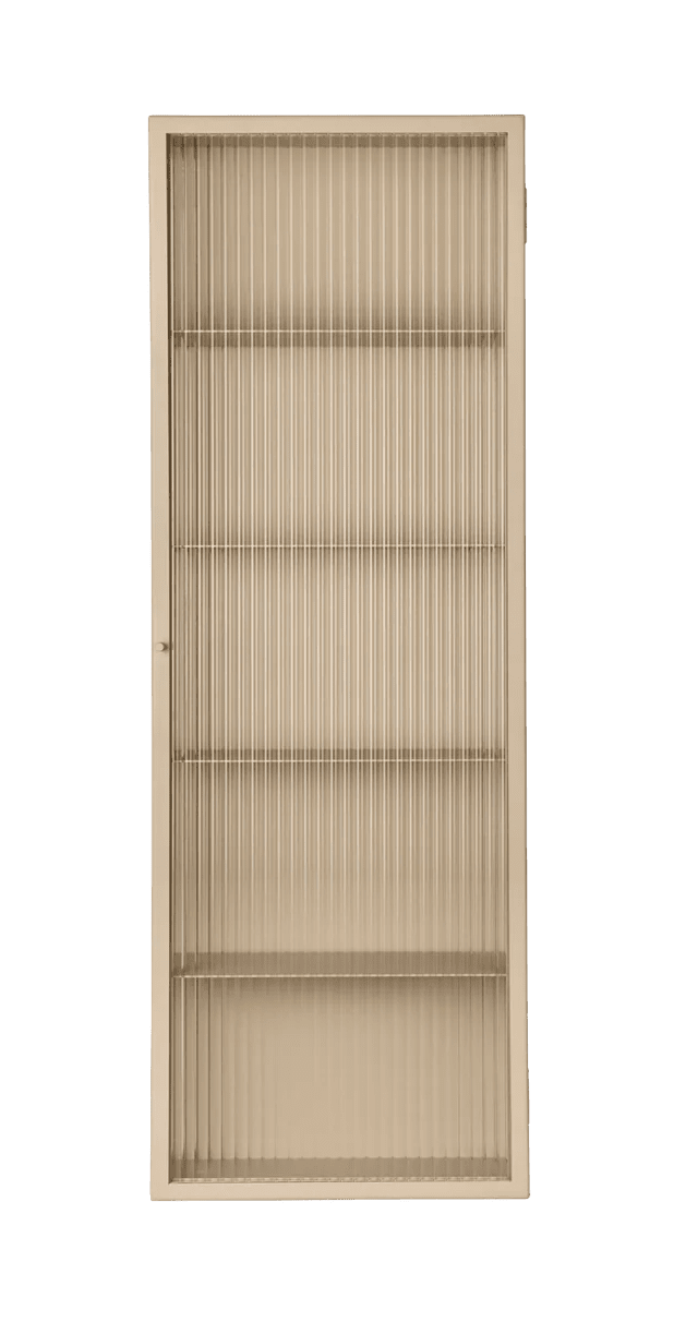 Haze Wall Cabinet - Tall - Ferm Living Storage + Organization - Black - HORNE
