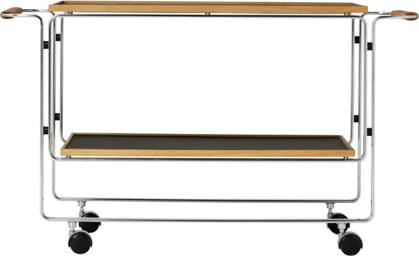 HB 128 Bar Cart - Lange Production Trolleys + Carts - Stainless Steel - HORNE