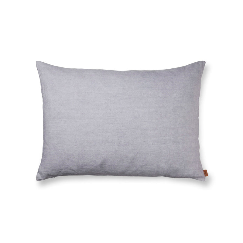 Heavy Linen Cushion - Ferm Living - Bedding + Pillows - Large - Lilac - HORNE