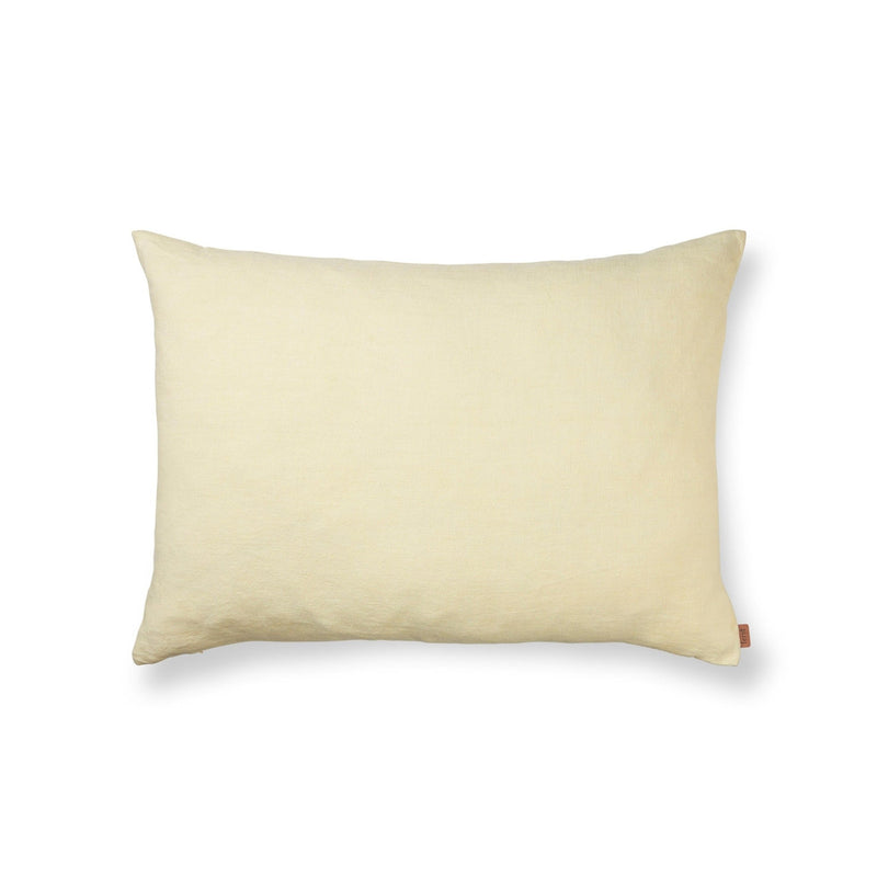 Heavy Linen Cushion - Ferm Living - Bedding + Pillows - Large - Lilac - HORNE