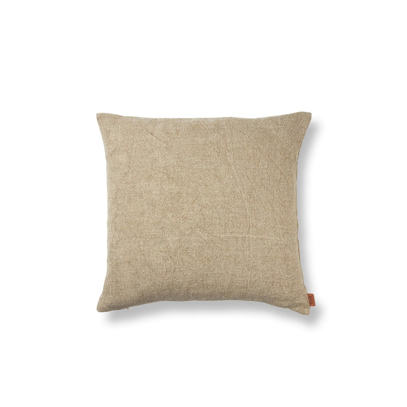Heavy Linen Cushion - Ferm Living - Bedding + Pillows - Large - Lilac - HORNE