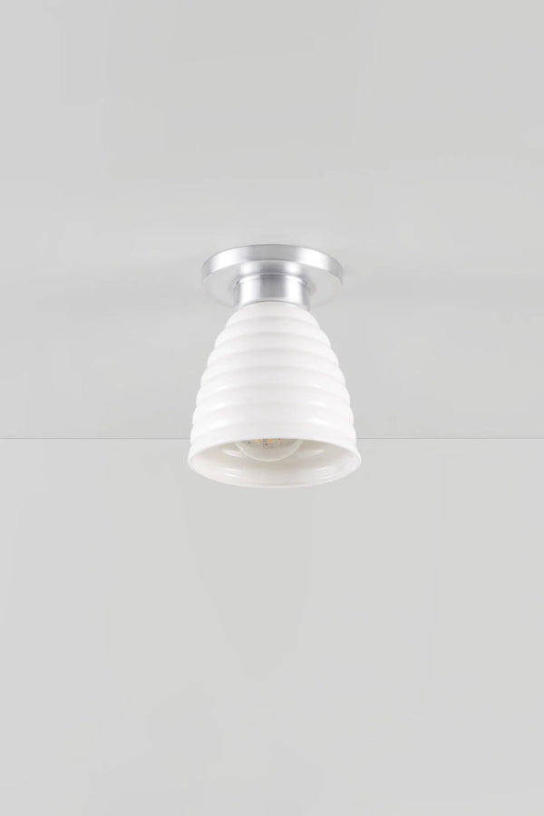 Hector Bibendum Ceiling Light - Original BTC Floor Lamps - Brushed Aluminum - HORNE