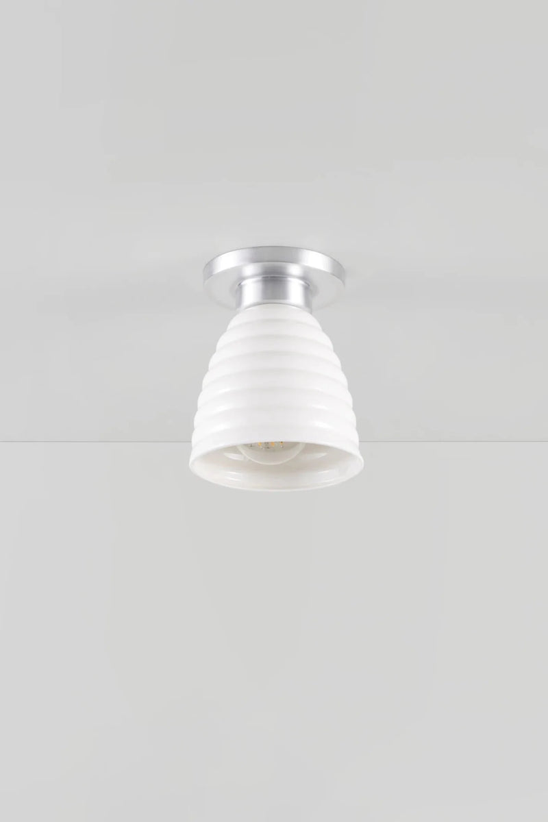 Hector Bibendum Ceiling Light - Original BTC Floor Lamps - Antique Brass - HORNE