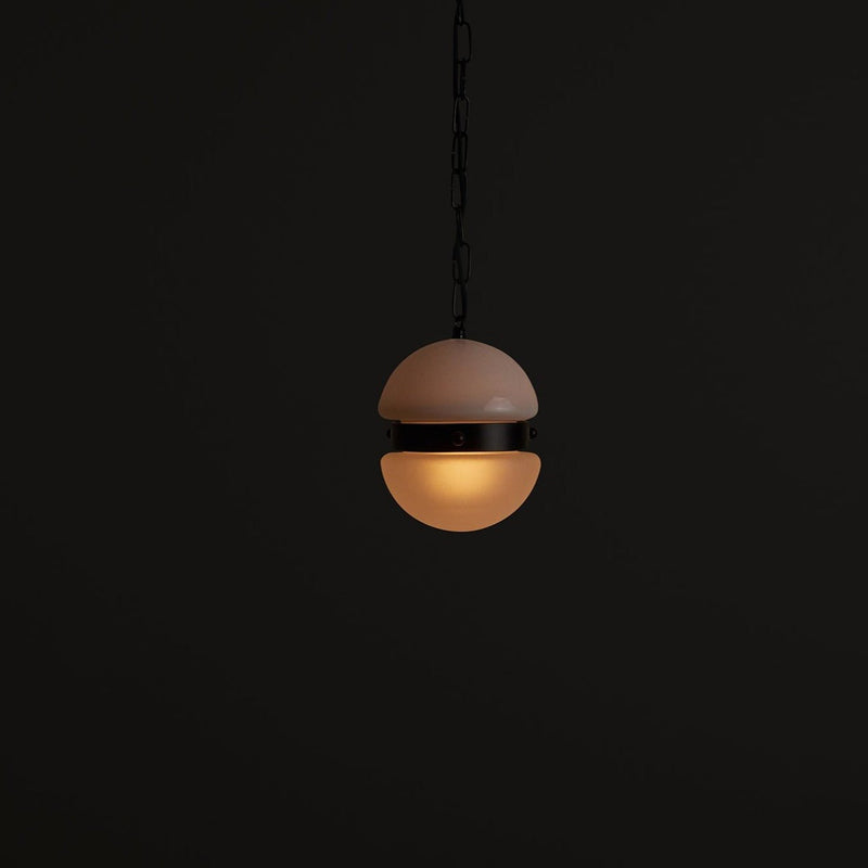 Hemisphere Pendant Small - Workstead - Ceiling Lights - Matte Black Enamel - 24